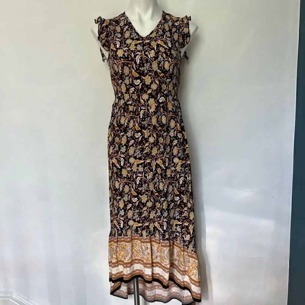 Pretty Garden floral boho dress